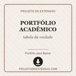 Portfólio Acadêmico pronto para download