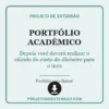 Portfólio Acadêmico pronto para download