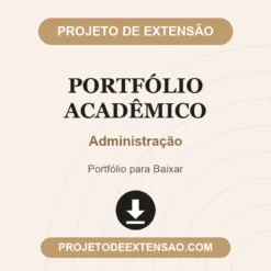 Portfólio Acadêmico de Administração pronto para download