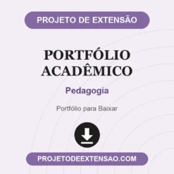 Portfólio Acadêmico de Pedagogia pronto para download