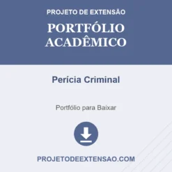 Portfólio Acadêmico de Perícia Criminal pronto para download