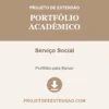 Portfólio Acadêmico de Serviço Social pronto para download