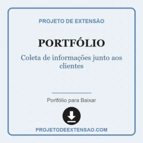 Portfolio Coleta de informações junto aos clientes