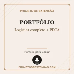 Portfólio de Logistica completo + PDCA pronto para download