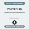Portfólio de produção industrial completo pronto para download