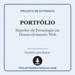 Portfólio de Superior de Tecnologia em Desenvolvimento Web pronto para download