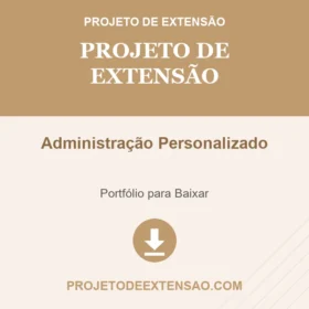 Projeto de Extensão Administração Personalizado