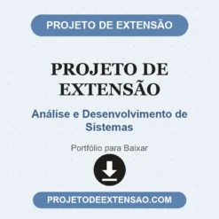 Projeto de Extensão de Análise e Desenvolvimento de Sistemas pronto para download