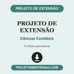 Projeto de Extensão de Ciências Contábeis pronto para download