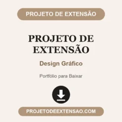 Projeto de Extensão de Design Gráfico pronto para download