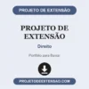 Projeto de Extensão de Direito pronto para download