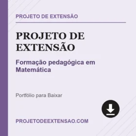 Projeto de extensão Formação pedagógica em Matemática