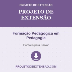 Projeto de Extensão - Formação Pedagógica em Pedagogia