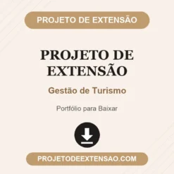Projeto de Extensão de Gestão de Turismo pronto para download