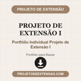 Portfólio Individual Projeto de Extensão I