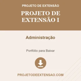 Portfólio Projeto de Extensão I Administração