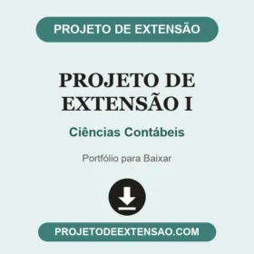 Projeto de Extensão I Ciências Contábeis