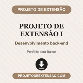 Portfólio Individual Projeto de extensão I Desenvolvimento back-end