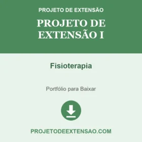 Projeto de Extensão I Fisioterapia