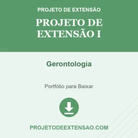 Projeto de Extensão I Gerontologia