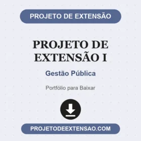 Portfólio individual Projeto de Extensão I Gestão Pública