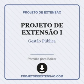 Projeto de Extensão I Gestão Pública