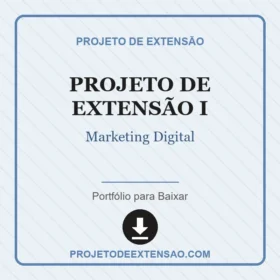 Projeto de extensão I Marketing Digital