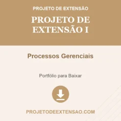 Projeto de Extensão I de Processos Gerenciais pronto para download