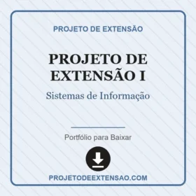 Projeto de extensão I Sistemas de Informação