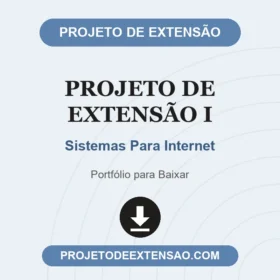 Projeto de Extensão I Sistemas Para Internet