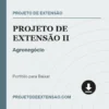 Projeto de Extensão II de Agronegócio pronto para download