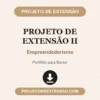 Projeto de Extensão II de Empreendedorismo pronto para download