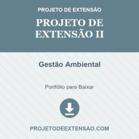 Projeto de extensão II Gestão Ambiental