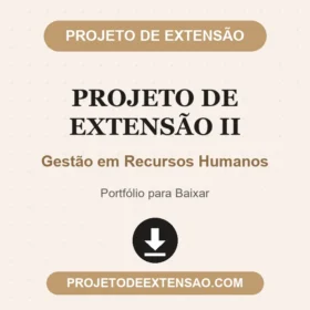 Projeto de extensão II Gestão em Recursos Humanos