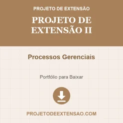 Projeto de Extensão II de Processos Gerenciais pronto para download