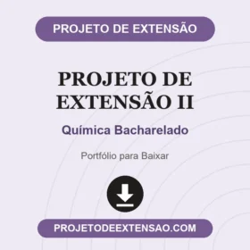Projeto de extensão II Química Bacharelado