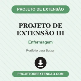 Projeto de Extensão III Enfermagem