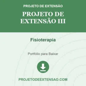 Projeto de Extensão III Fisioterapia