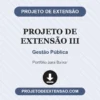 Projeto de Extensão III de Gestão Pública pronto para download