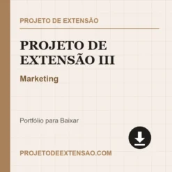 Projeto de Extensão III de Marketing pronto para download