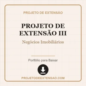 Projeto de Extensão III Negócios Imobiliários