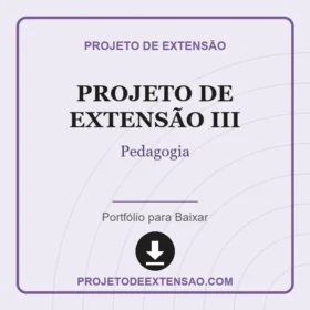 Projeto de Extensão III Pedagogia