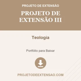 Projeto de Extensão III Teologia