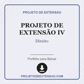Projeto de extensão IV Direito