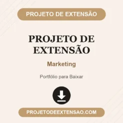 Projeto de Extensão de Marketing pronto para download