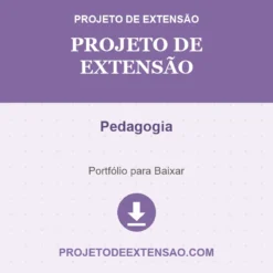 Projeto de Extensão de Pedagogia pronto para download