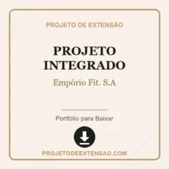 Projeto Integrado de Empório Fit. S.A pronto para download