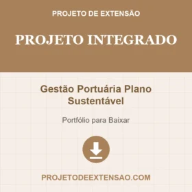 Projeto Integrado Gestão Portuária Plano Sustentável