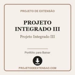 Projeto Integrado III pronto para download