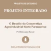 Projeto Integrado de O Desafio da Cooperativa Agroindustrial Norte Paranaense pronto para download
